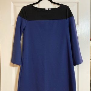 Color block swing dress